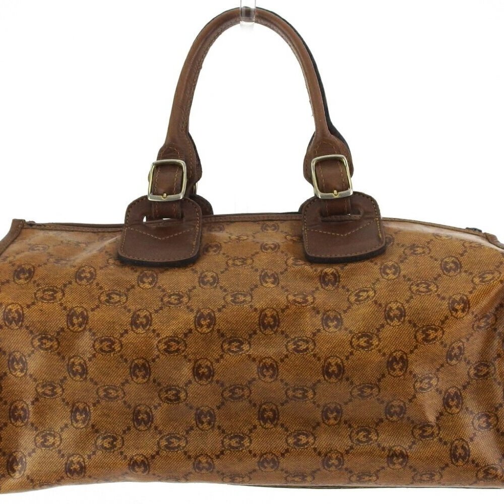 MORABITO Boston bag Beige brown Women Authentic secondhand